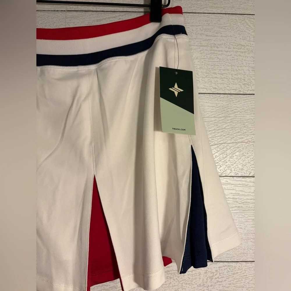 Tuckernuck/Tnuck Sport 14 inch Carly Tennis Skirt in Americana, Size Large, NWT - Picture 14 of 16